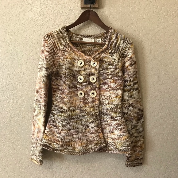 Anthropologie Sweaters - Anthropologie Sleeping In Snow Wool Cardigan